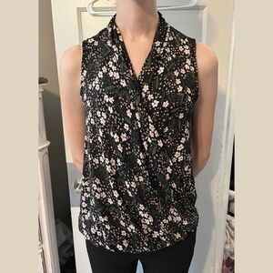 Floral Wrap Shirt